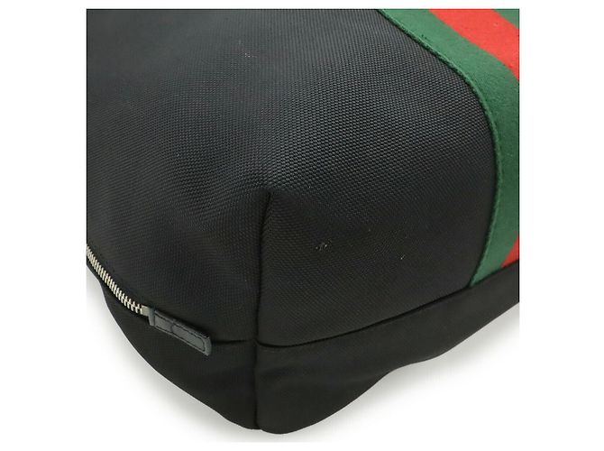 Gucci Techno Canvas Leder Rucksack Schwarz - Ansicht 3