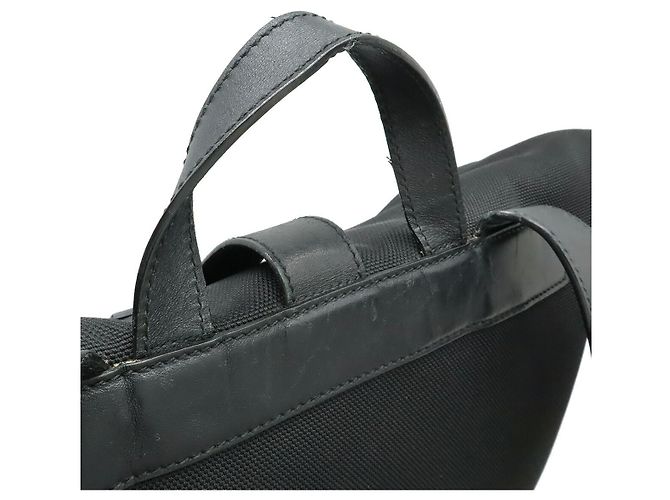 Gucci Techno Canvas Leder Rucksack Schwarz - Ansicht 4