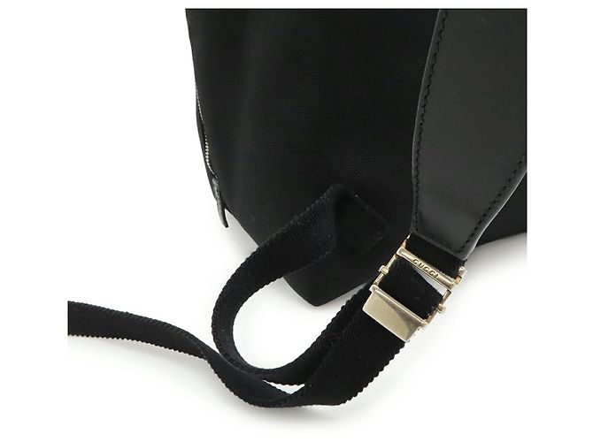 Gucci Techno Canvas Leder Rucksack Schwarz - Ansicht 6