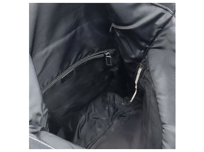 Gucci Techno Canvas Leder Rucksack Schwarz - Ansicht 7