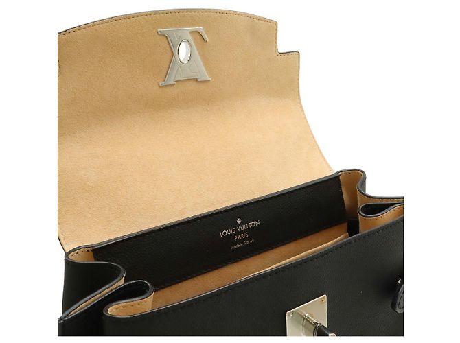 Borsa Lockme Ever BB in pelle di vitello morbida Louis Vuitton Nero - vista 7