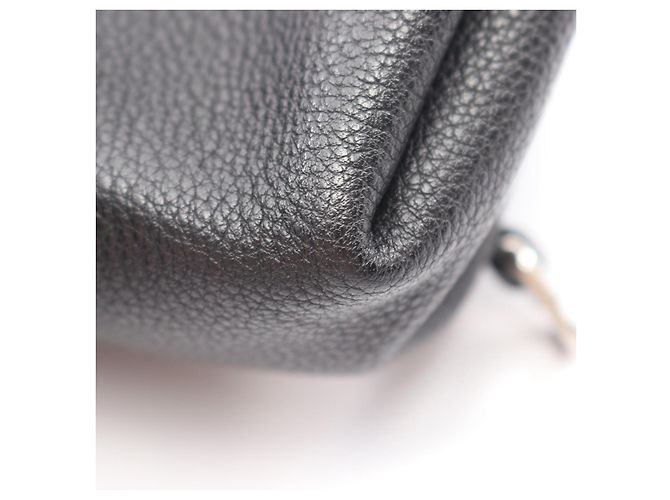 Pochette in pelle Togo Vespa Hermès Nero - vista 2