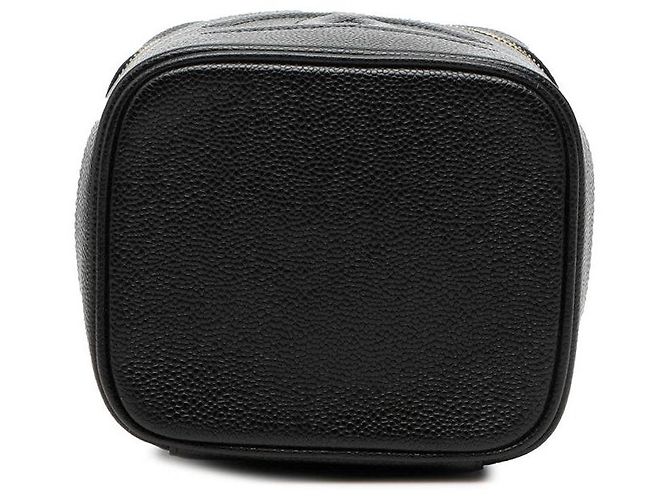 Borsa Vanity in Caviar di Chanel Nero - vista 3