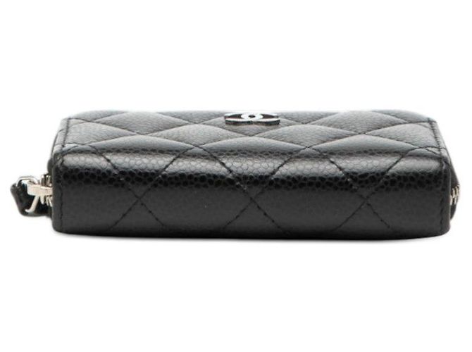 Monedero matelassé clásico de Chanel Negro - vista 3