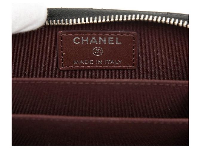 Monedero matelassé clásico de Chanel Negro - vista 5