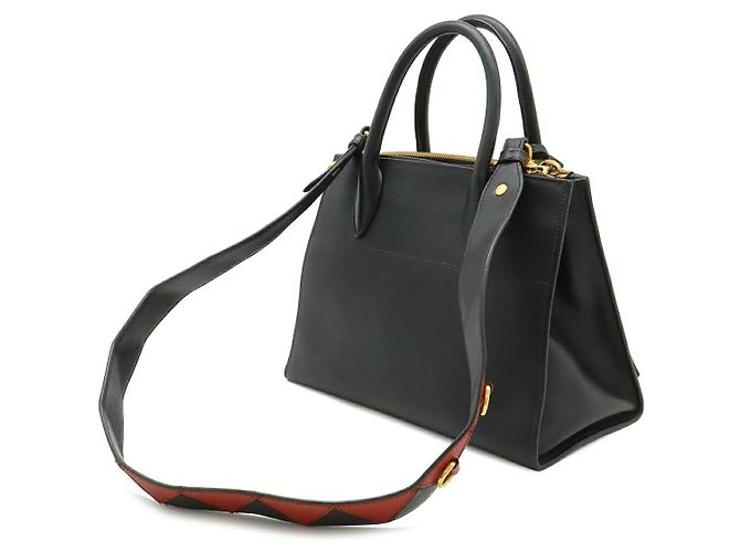 Borsa a mano Prada Paradigm in pelle Saffiano Nero - vista 2