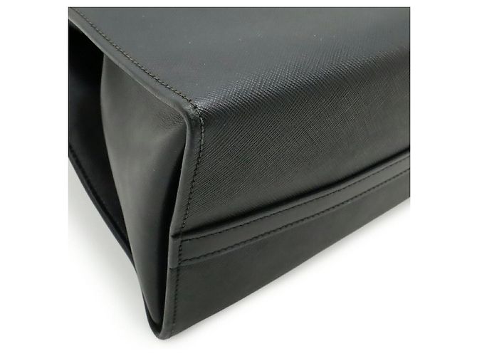 Borsa a mano Prada Paradigm in pelle Saffiano Nero - vista 3