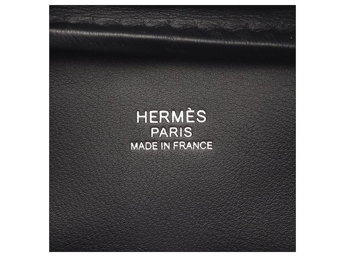 Hermès Plume 28 Lederhandtasche Schwarz - Ansicht 2