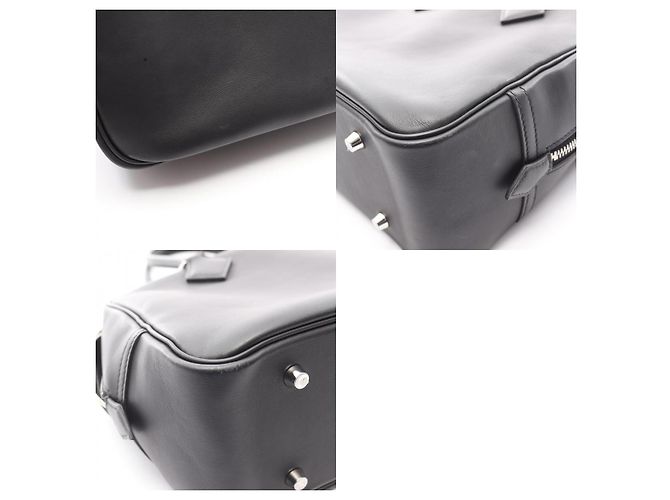Hermès Plume 28 Lederhandtasche Schwarz - Ansicht 5