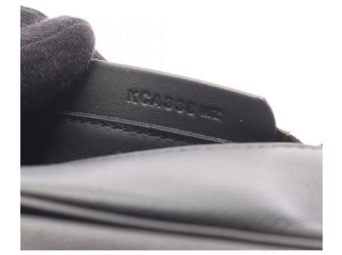 Hermès Plume 28 Lederhandtasche Schwarz - Ansicht 7