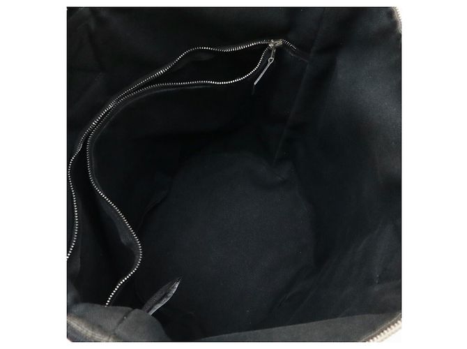 Borsa a mano in tela Sacso MM di Hermès Marrone Beige - vista 6