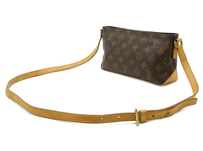 Borsa a Spalla Trotter Monogram Louis Vuitton Marrone - vista 2