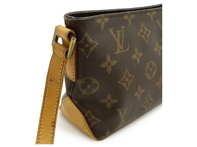 Borsa a Spalla Trotter Monogram Louis Vuitton Marrone - vista 4