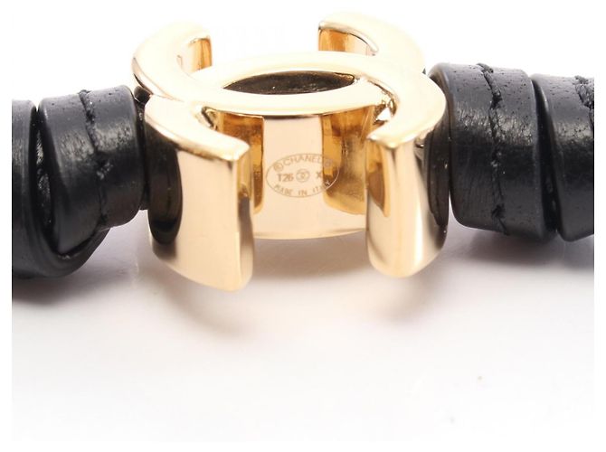 Llavero de cuero Bonbon Chanel Negro - vista 5
