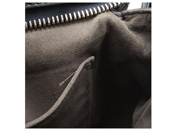 Sac à main Fendi Dotcom en cuir 2WAY Bleu - vue 7