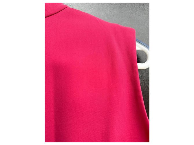 Vestido Halter con Cuello de Joyas Alexander McQueen Rosa - vista 11