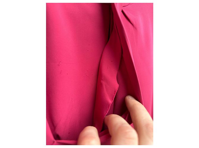 Vestido Halter con Cuello de Joyas Alexander McQueen Rosa - vista 5