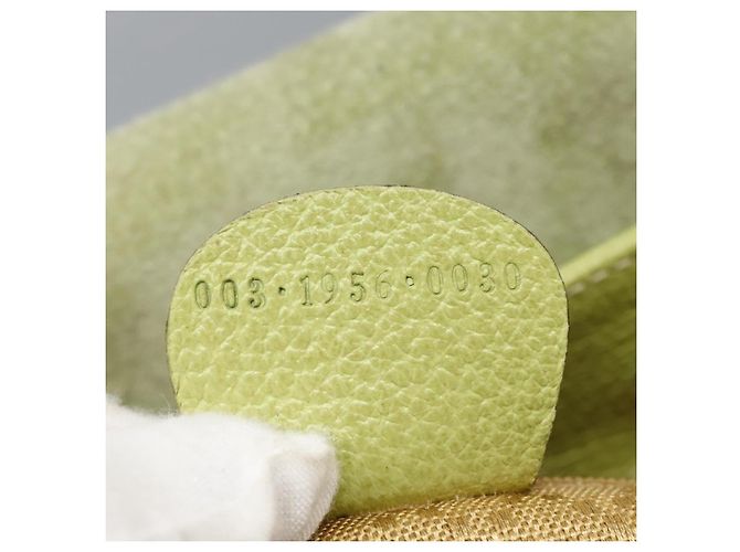 Gucci Gucci bamboo daim mini Grün - Ansicht 7