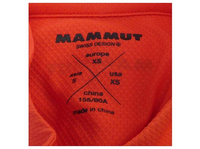 Autre Marque Gebrauchtes Mammut Oberteil Rot - Ansicht 4