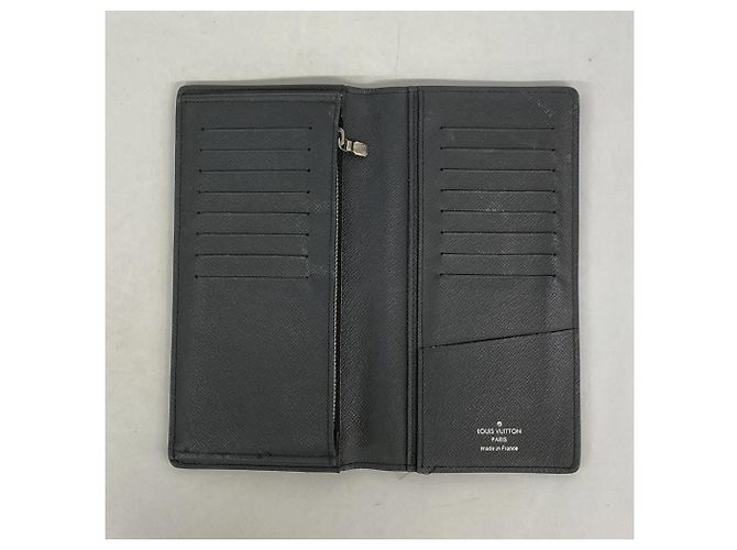 Brazza Louis Vuitton Monogram Eclipse Langbörse Schwarz Blau - Ansicht 3