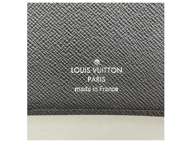 Brazza Louis Vuitton Monogram Eclipse Langbörse Schwarz Blau - Ansicht 4