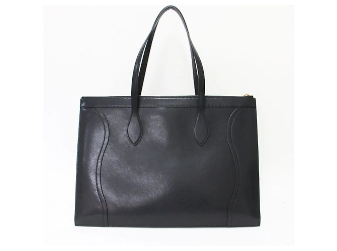 Céline Borsa tote in pelle di vitello nera Celine Nero - vista 4