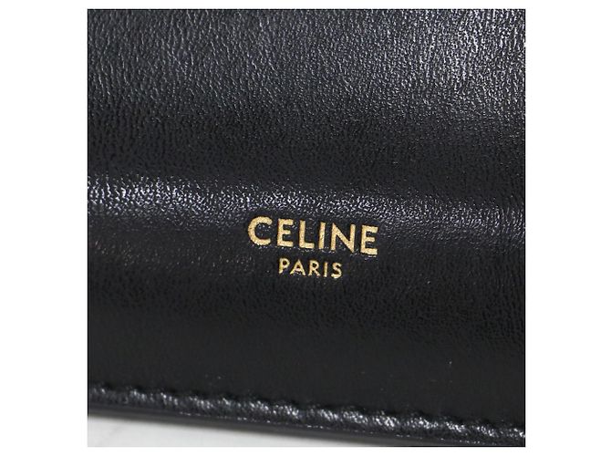 Céline Borsa tote in pelle di vitello nera Celine Nero - vista 6