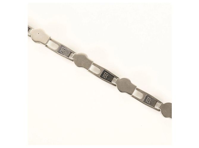 Collana choker in catena con zip argentata Balenciaga 21SS Argento - vista 3