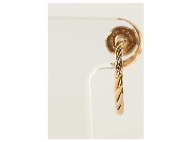 Orecchini a mezza cerchio Twist di Cartier D'oro - vista 2