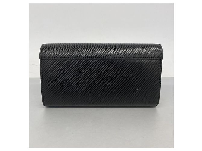 Cartera Larga Twist de Cuero Epi Louis Vuitton Negro - vista 11