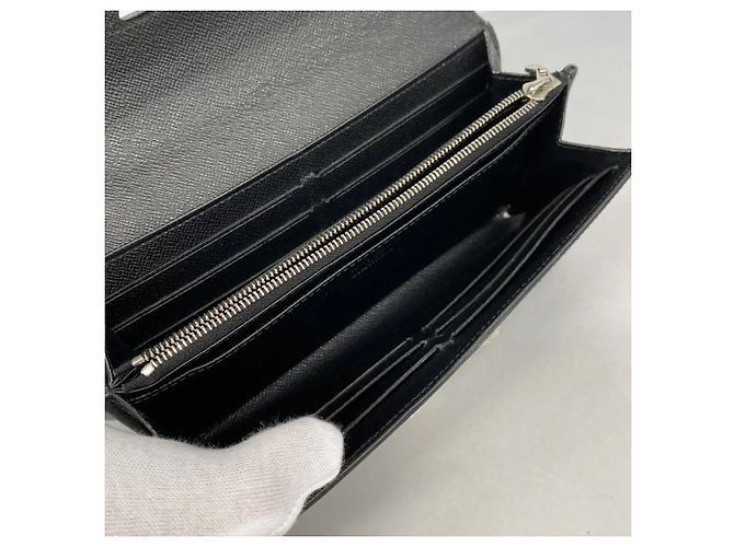 Cartera Larga Twist de Cuero Epi Louis Vuitton Negro - vista 3