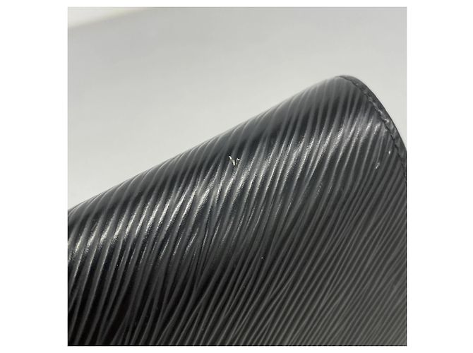Cartera Larga Twist de Cuero Epi Louis Vuitton Negro - vista 8