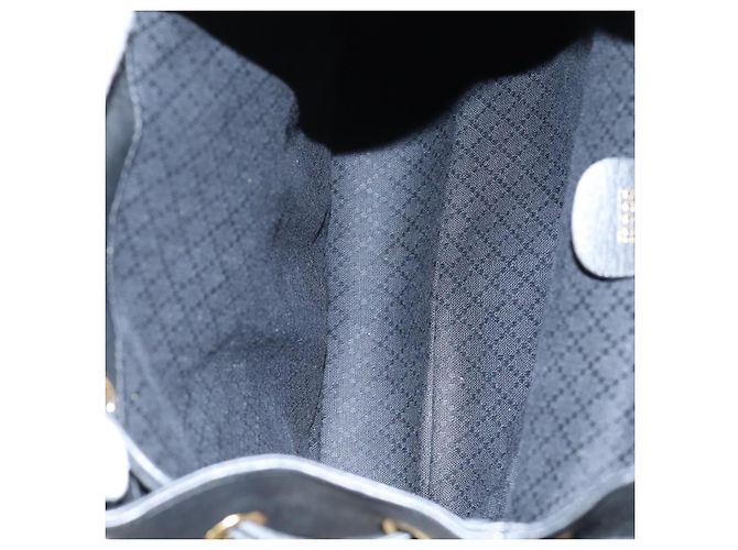 Gucci Vintage Bamboo Leather Nero - vista 5