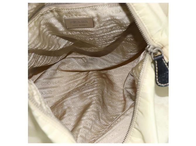 Borsa a Spalla Vintage Prada Tessuto - vista 5