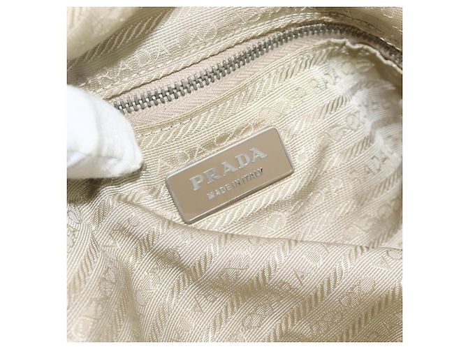 Borsa a Spalla Vintage Prada Tessuto - vista 6