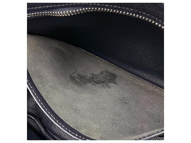 Borsa Hermès Plume 28 Blu navy - vista 14