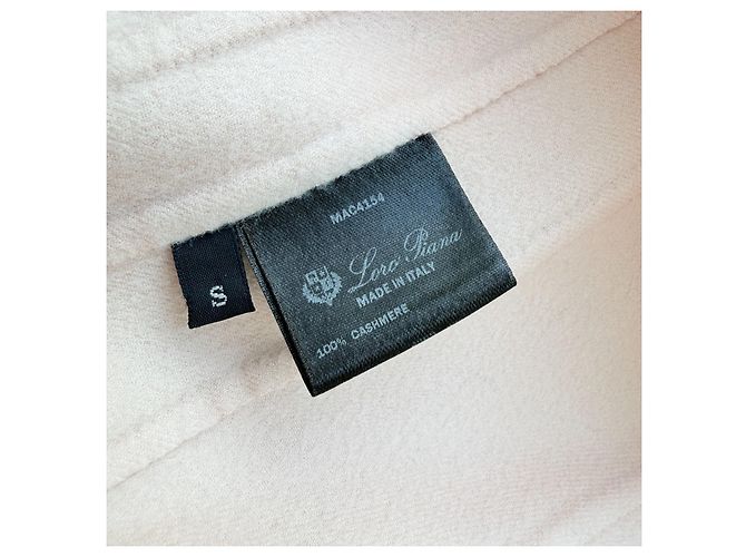 Loro Piana Abrigo sin mangas de cachemira rosa - vista 9
