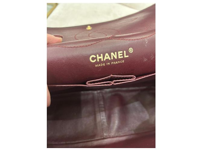 Chanel 2.55 Borsa a tracolla in pelle nera trapuntata con finiture dorate Nero - vista 13