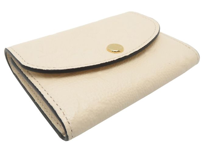 Carteira Louis Vuitton Rosalie Coin Case Cru - vista 3