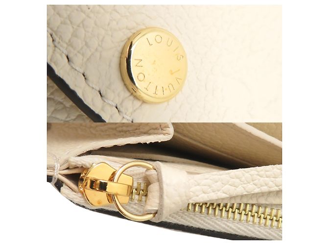Carteira Louis Vuitton Rosalie Coin Case Cru - vista 8