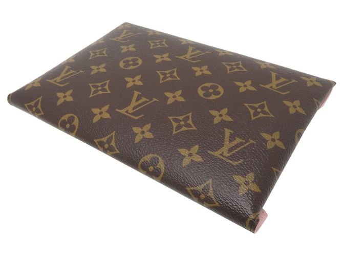 Pochette Kirigami Louis Vuitton per donne Marrone Monogramma - vista 4