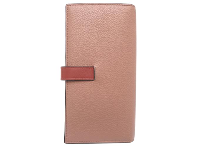 Billetera Vertical Loewe Rosa Beige Caqui - vista 2