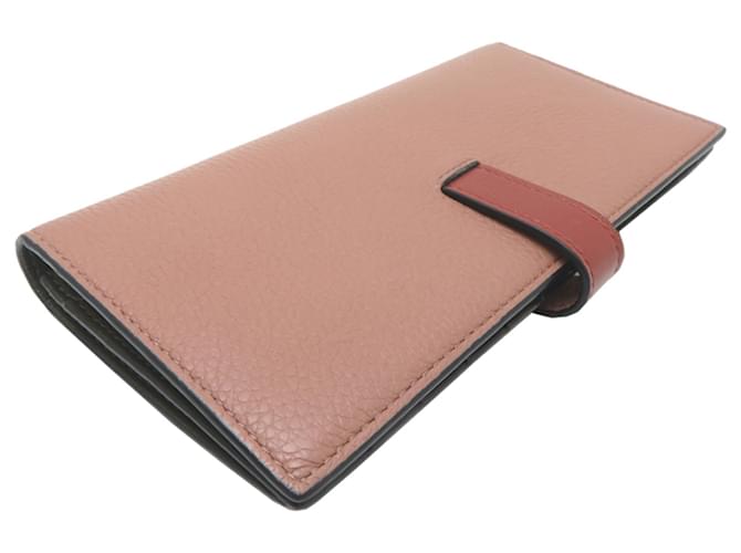Billetera Vertical Loewe Rosa Beige Caqui - vista 4