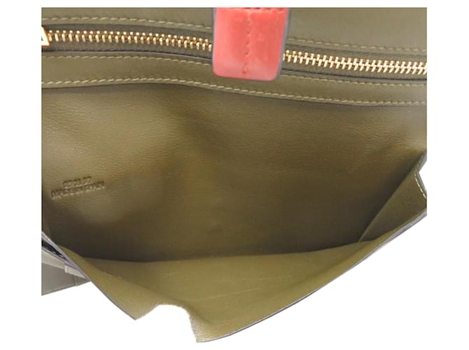 Billetera Vertical Loewe Rosa Beige Caqui - vista 6