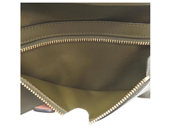 Billetera Vertical Loewe Rosa Beige Caqui - vista 7