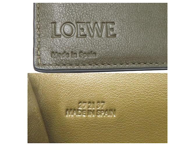 Billetera Vertical Loewe Rosa Beige Caqui - vista 8