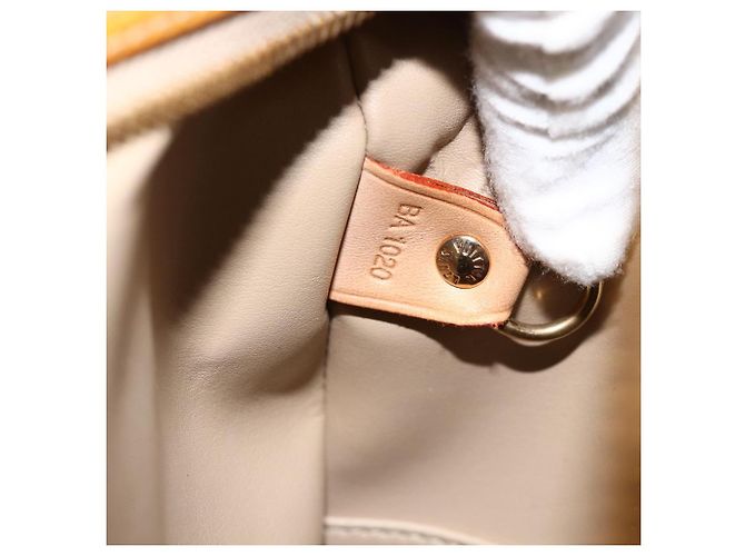 LOUIS VUITTON Borsa a Mano Monogram Vernis Tompkins Square Beige M91149 Auth AMZ152 - vista 12