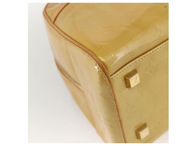 LOUIS VUITTON Borsa a Mano Monogram Vernis Tompkins Square Beige M91149 Auth AMZ152 - vista 15