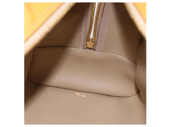 LOUIS VUITTON Borsa a Mano Monogram Vernis Tompkins Square Beige M91149 Auth AMZ152 - vista 19