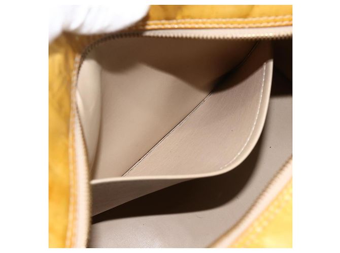 LOUIS VUITTON Borsa a Mano Monogram Vernis Tompkins Square Beige M91149 Auth AMZ152 - vista 21